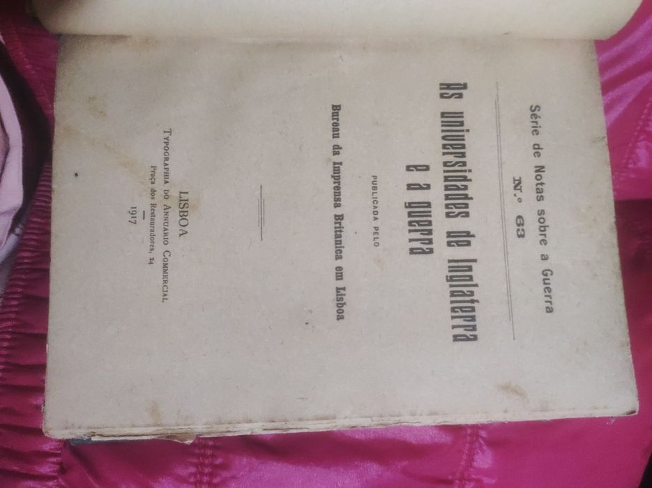 Livro “Série de Notas sobre a Guerra” (1917) – do nº 61 ao nº 98 (comp