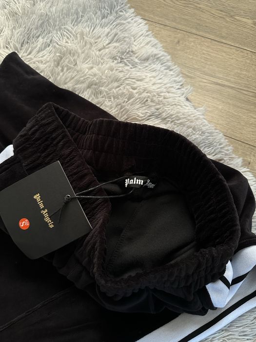 НОВІ Штани ВЕЛЮР Palm Angels Black Velour | Брюки бархатные  Пальм енджилс палм pants/бархатні/