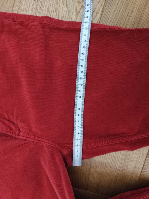 Spodnie sztruksowe damskie LEE W28 L33 camel rude sztruks S M