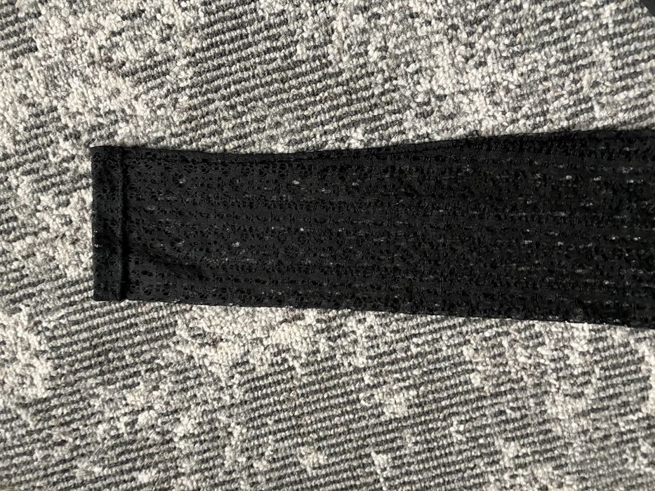 Czarne koronkowe body damskie S