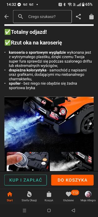 Auto na sterowanie nowe
