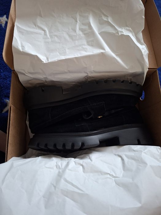 Лофери пінко шкіряні замшею жіночі