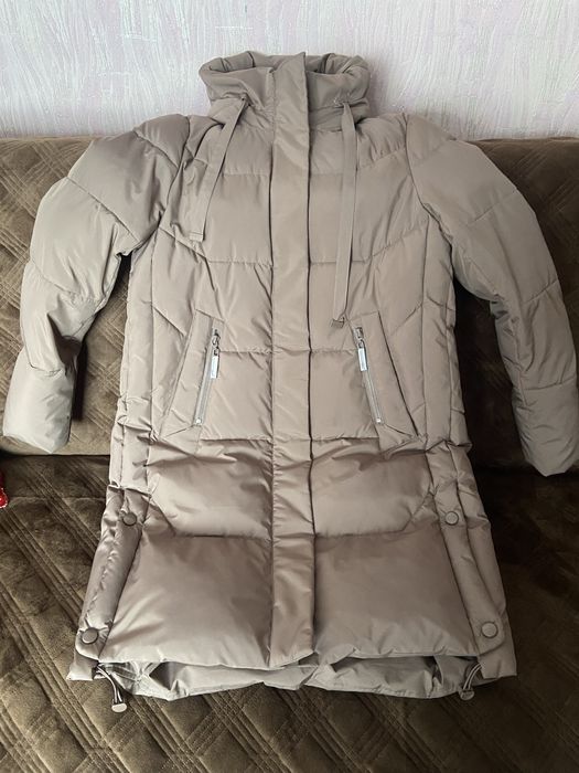Куртка пуховик довга