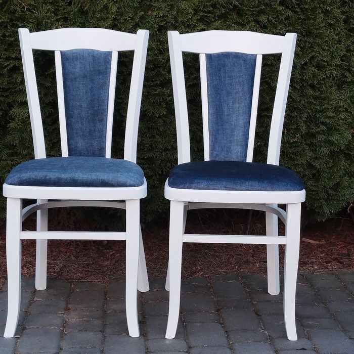 4 Krzesła do kuchni odrestaurowane