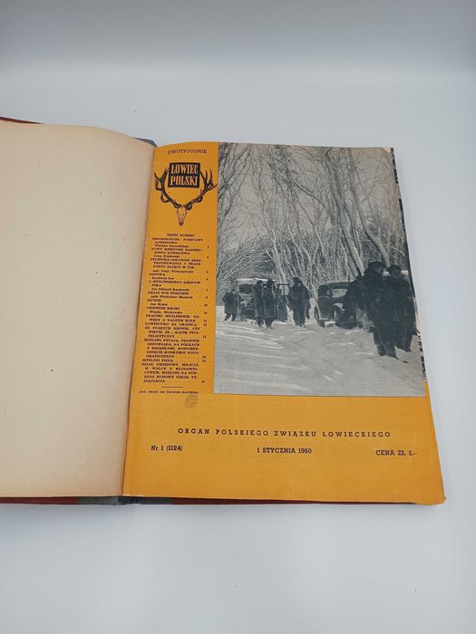 Dwutygodnik Łowiec Polski 1960 rok gazeta czasopismo z PRL