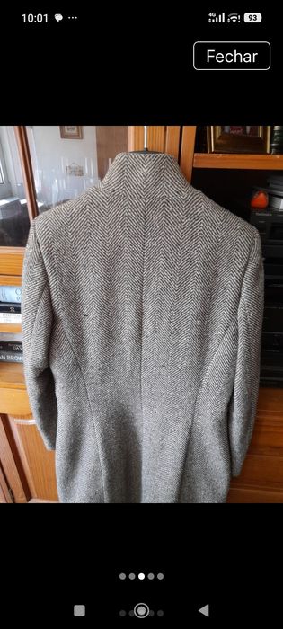 Casaco fazenda tweed, como novo, modelo intemporal
