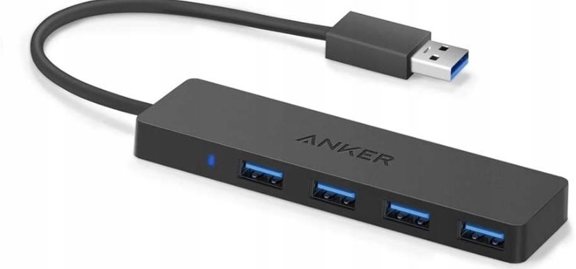 Anker A7516 – 4-portowy Hub USB 3.0 Ultra Slim – Czarny Okazja
