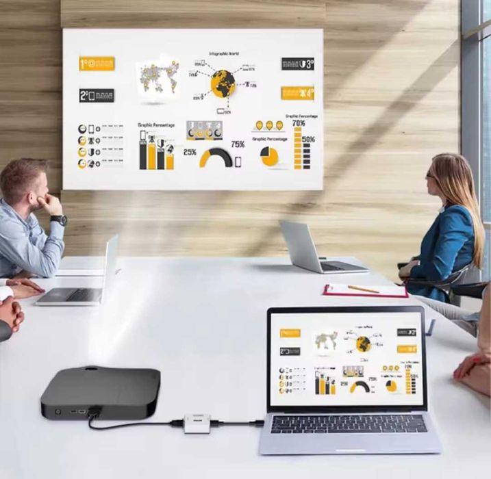 Конвертер з HDMI в VGA перехідник / адаптер / відеоконвертер