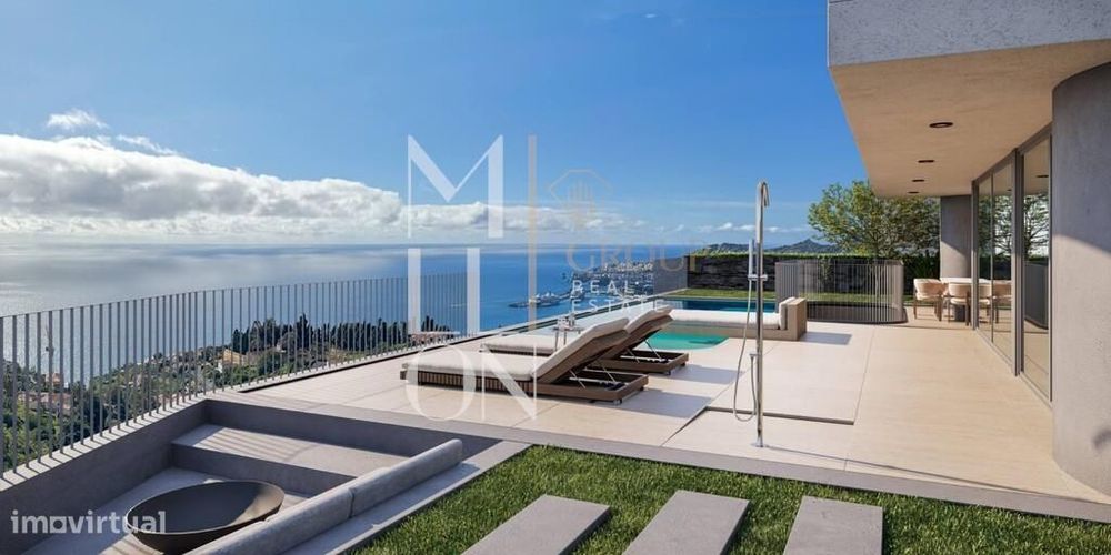Vila T3 "Hortênsia" I Vista Paraiso Madeira I Piscina E Vista Mar I Fu