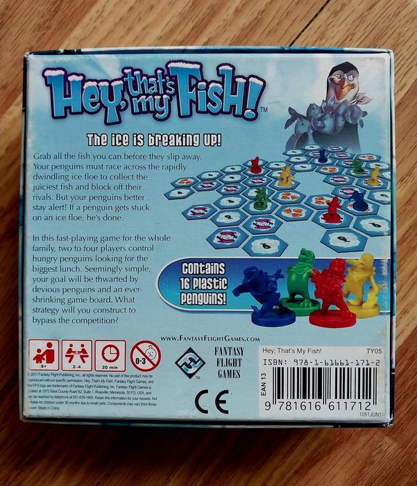 Хей, це моя риба! Настільна гра.