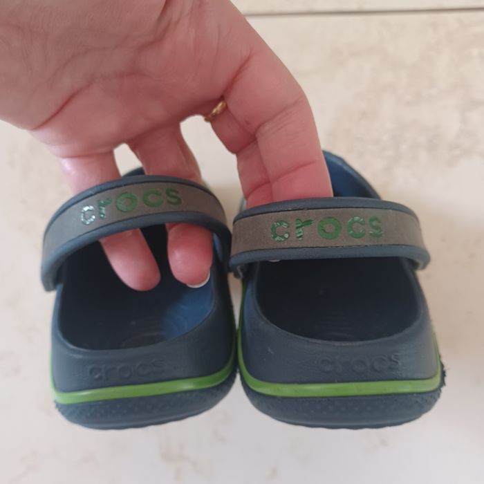 Crocsy dla chłopca ze skórą C12-13/29/19 cm