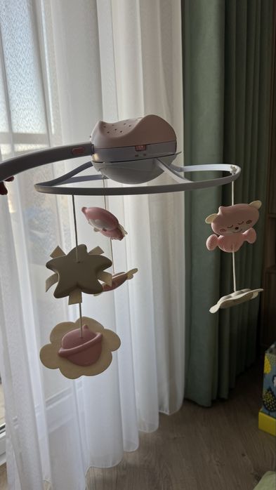 Музичний мобіль Infantino 3 в 1 з проектором  рожевий