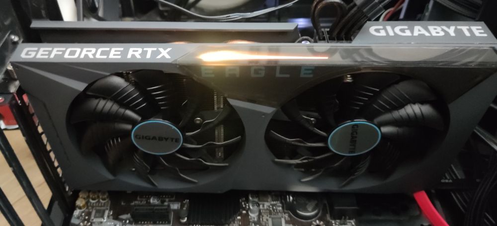 GeForce RTX 3060 Ti Eagle OC 8GB RGB LHR - stan idealny WROCŁAW