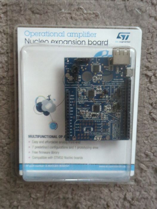 Nucleo expansion board operational amplifiier STM32 Arduino