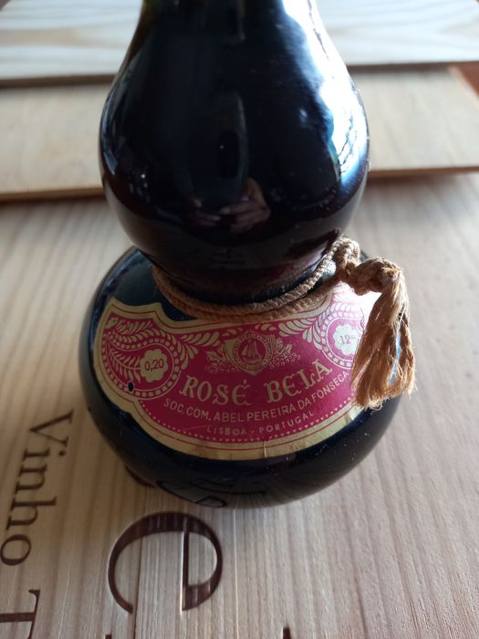 Rosé Bela - mini garrafa modelo cabaça Fonseca wine bottle