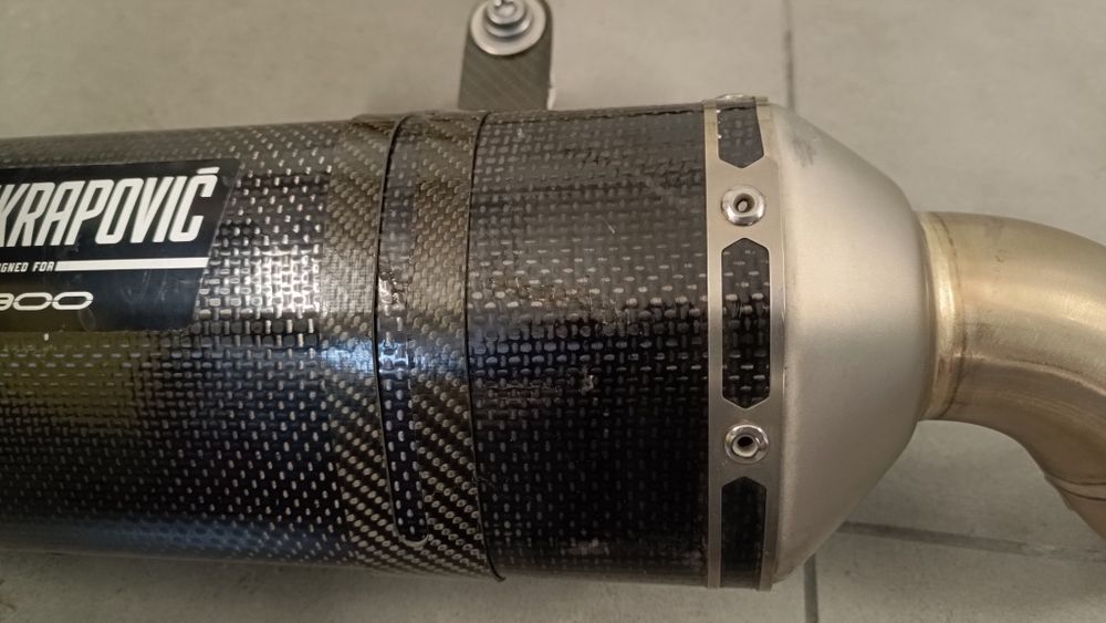 Kawasaki z900 AKRAPOVIC komplet z osłoną i obejma Polecam