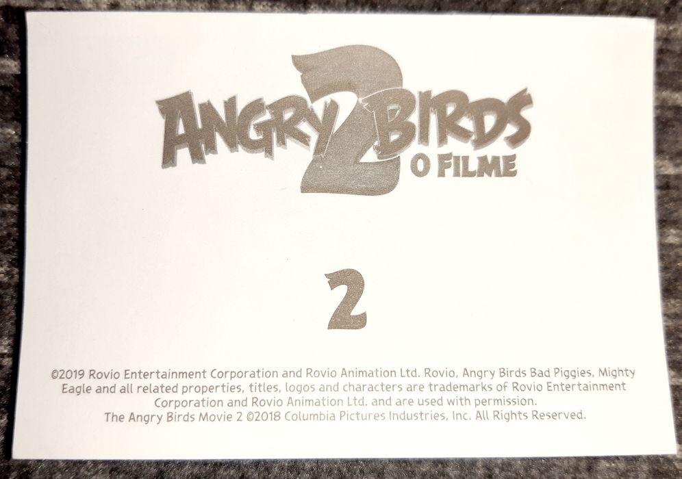Coleção Cromos Angry Birds 2 O Filme do Continente 2019 - Avulso,