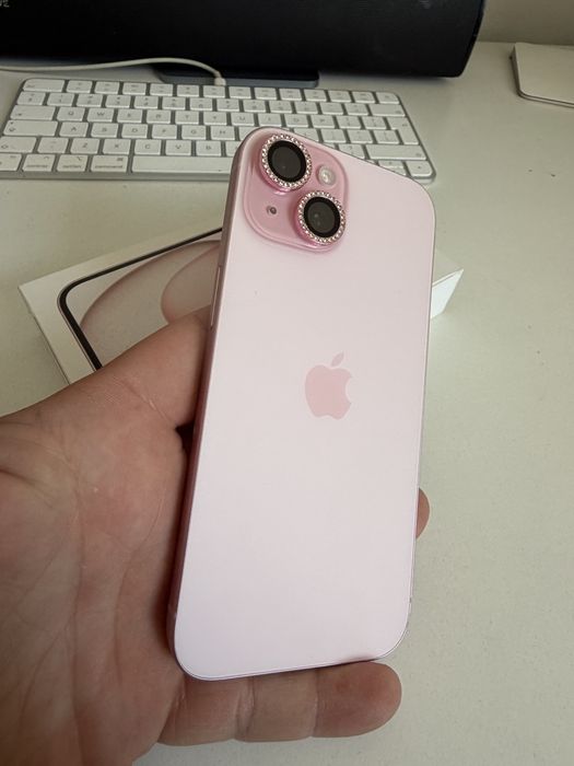 Bateria 100% iPhone 15 128gb Pink Idealny