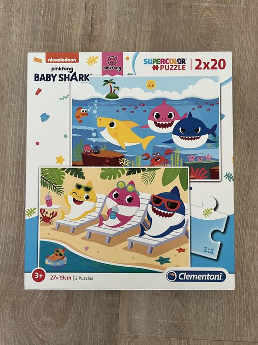 Puzzle Baby Shark - 2 x 20 peças