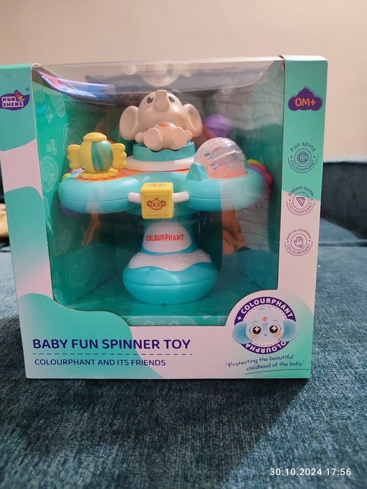 Розвиваюча іграшка слоник на присосці