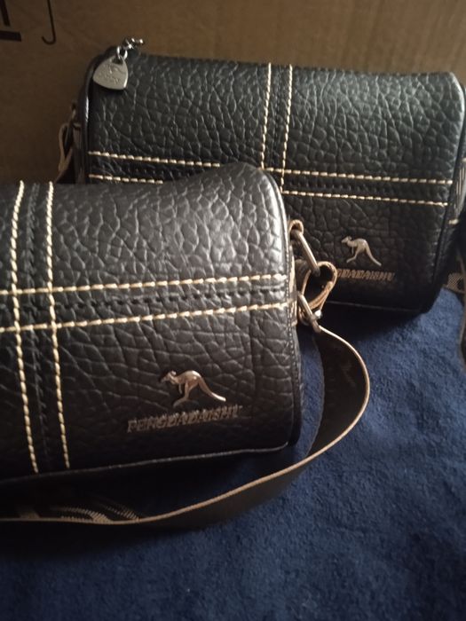 Кожаная сумка корос- боди