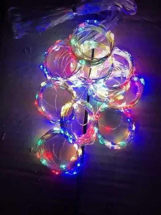Гирлянда штора 3*2м Різнокольорова RGB Освещение Гірлянда