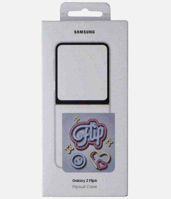 Оригинальный светящийся чехол Samsung Z Flip 6 Flipsuit Case SM-F741b