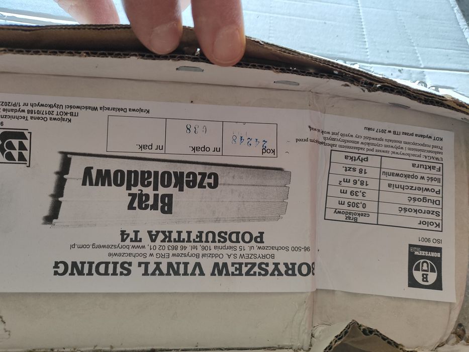 Podbitka podsufitka dachowa pcv