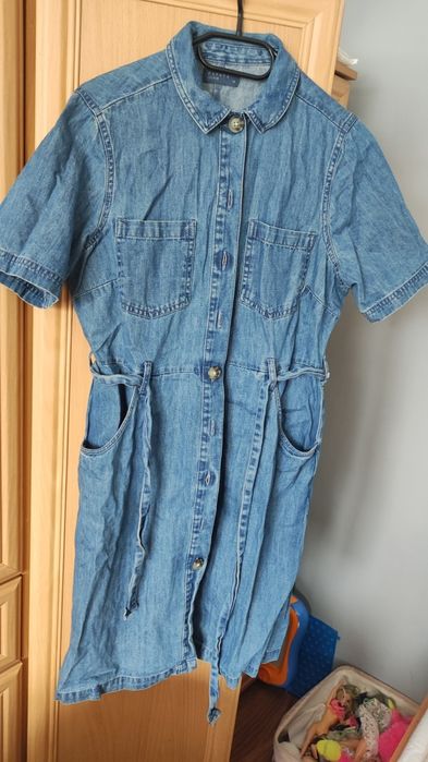 Sukienka jeansowa r.14
