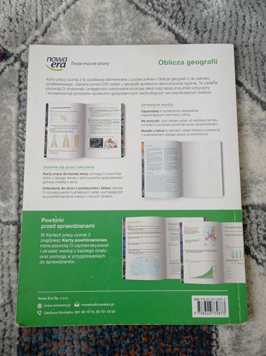 oblicza geografii karty pracy ucznia 2