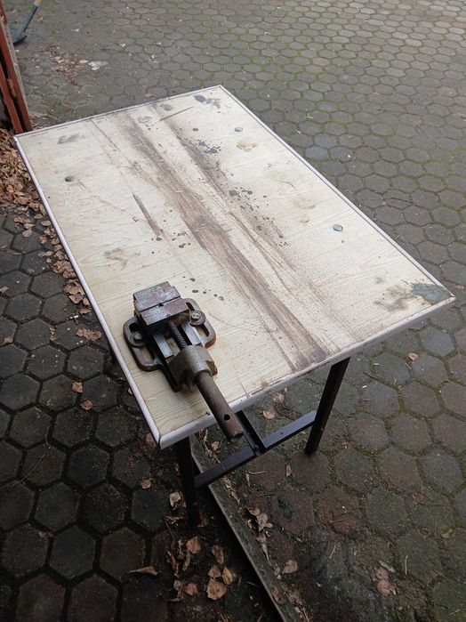 Stolik + Imadło stan BDB