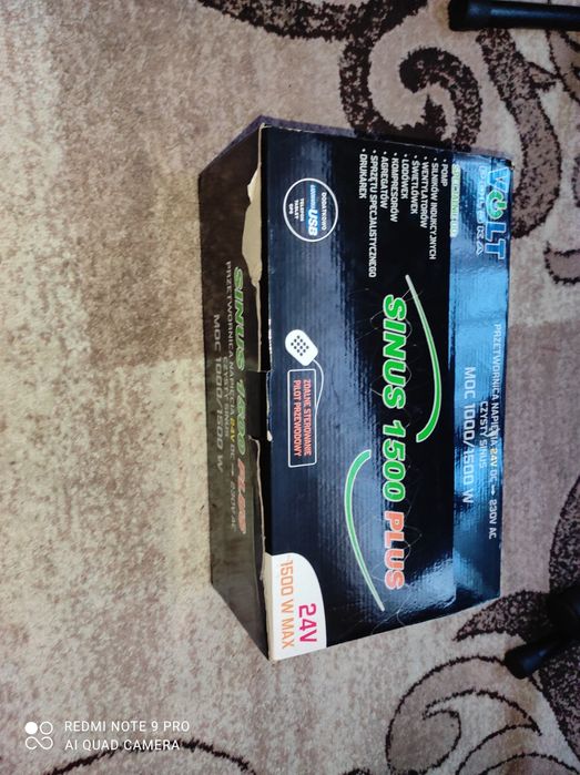 Інвертор инвертор чистий синус Volt 1000/1500W  24V/220V