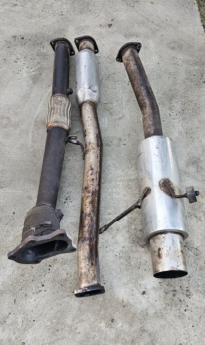 Вихлопна система 76mm. subaru impreza WRX/STI gda/gdb.