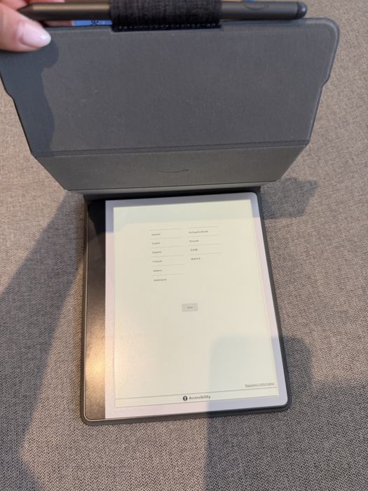 Amazon Kindle Scribe 32 GB + Capa Oficial Premium Leather