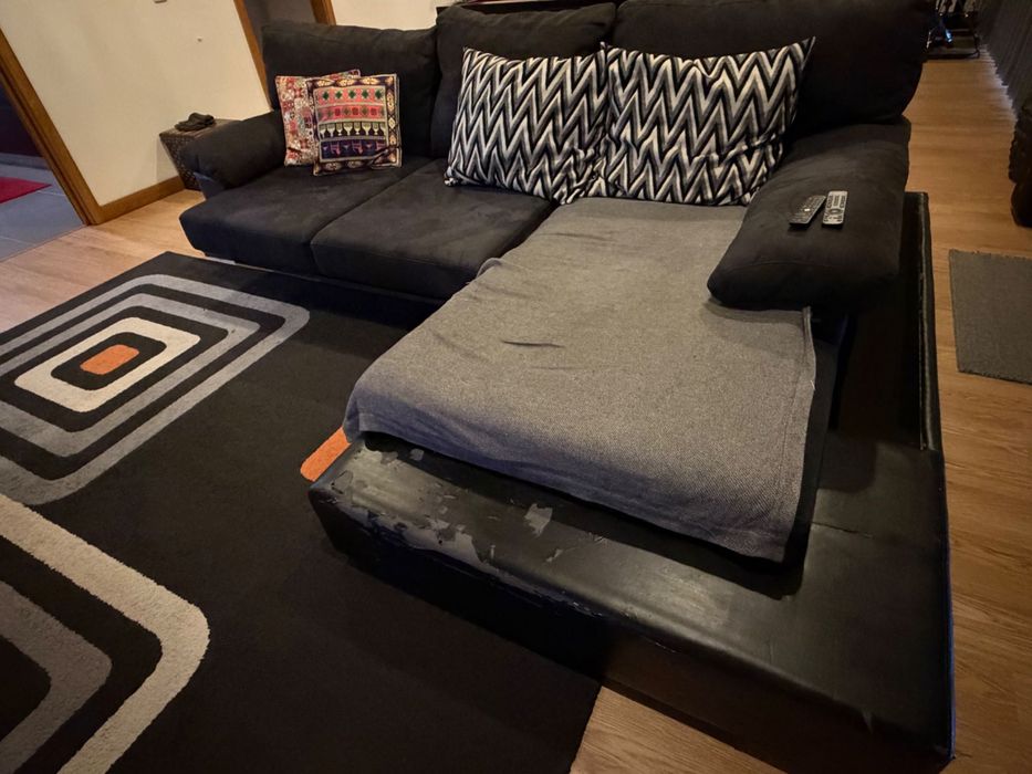 Sofá com chaise 3,20m