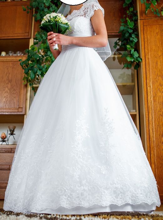 Suknia ślubna r 34 stan idealny