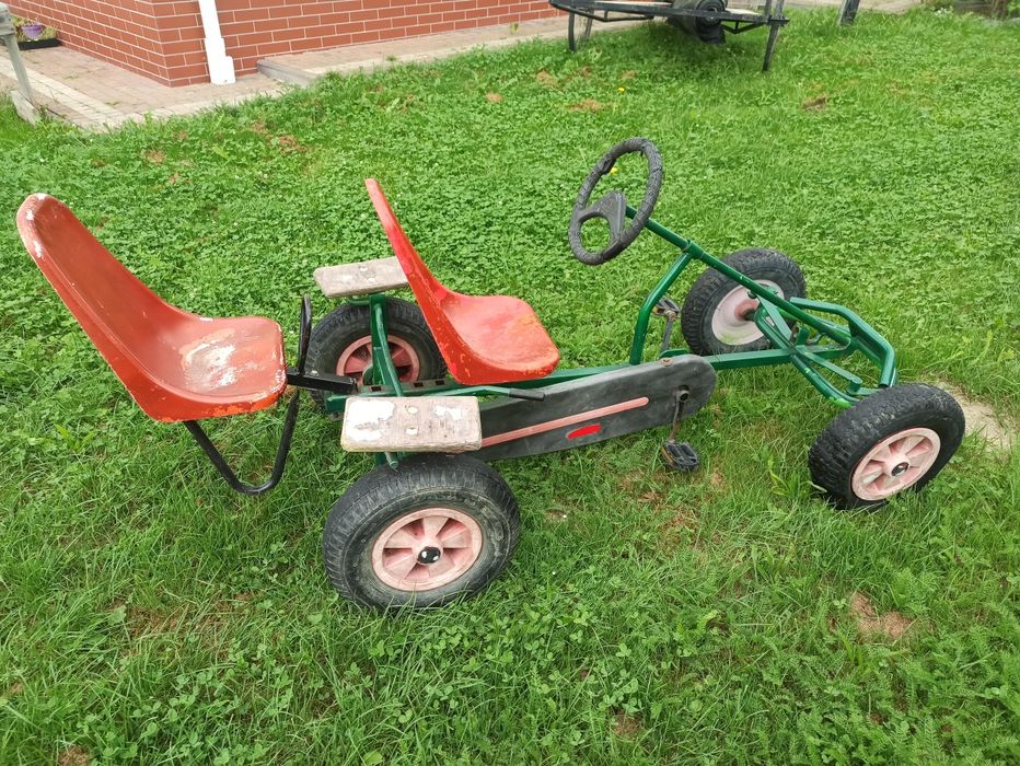 Gokart BERG Quad, samochód na pedały, duży, mocna konstrukcja