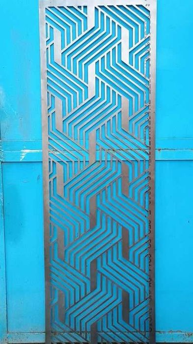 Лазерна різка металу. Панелі на ворота.