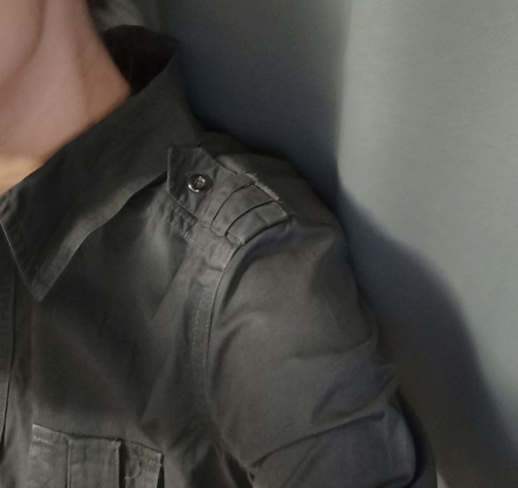 Рубашка женская милитари черная Eight2Nine р-р XS-S