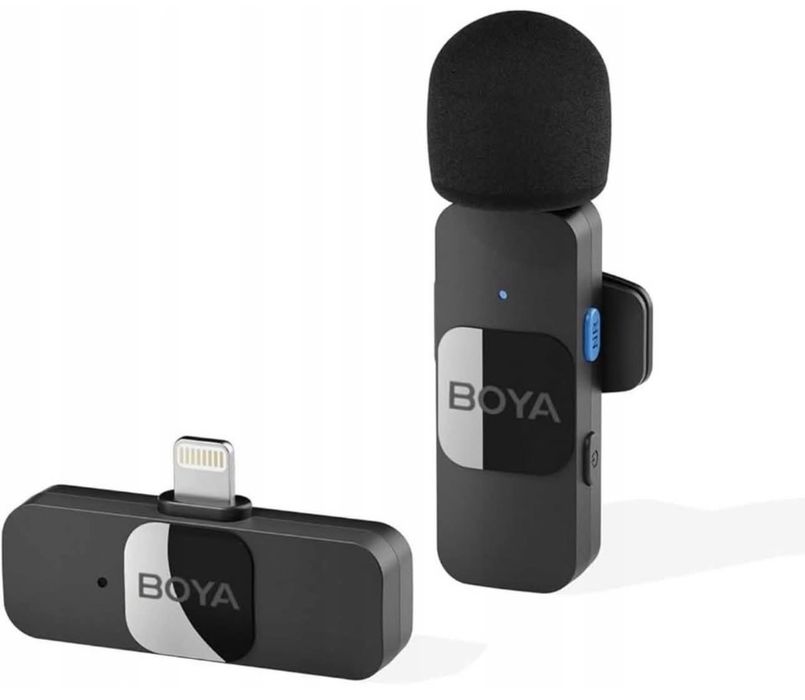 Bezprzewodowy mikrofon Boya BY-V1 do iPad lub  iPhone