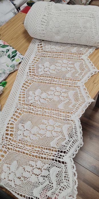 Zazdrostka ażurowy 80% bawełna szydełkowa