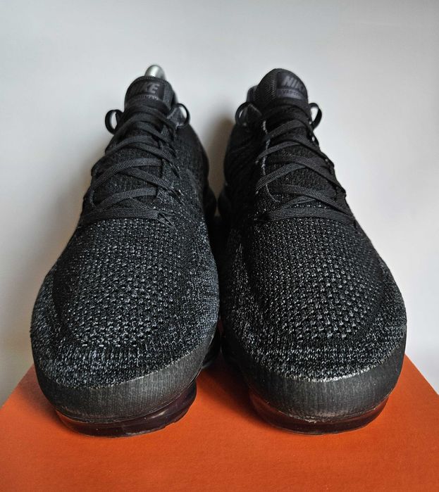Nike Flyknit Air Vapormax 1 Triple Black 2016 9US/42.5EUR