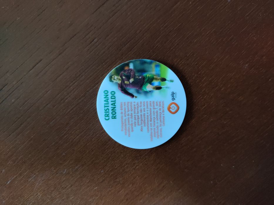 Tazo raro cromo CR7 Cristiano Ronaldo Rookie Seleção Nacional Portugal