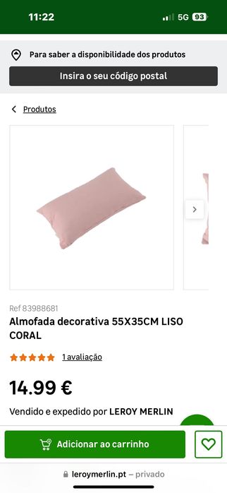 8 Almofadas decorativas exterior leroy merlin