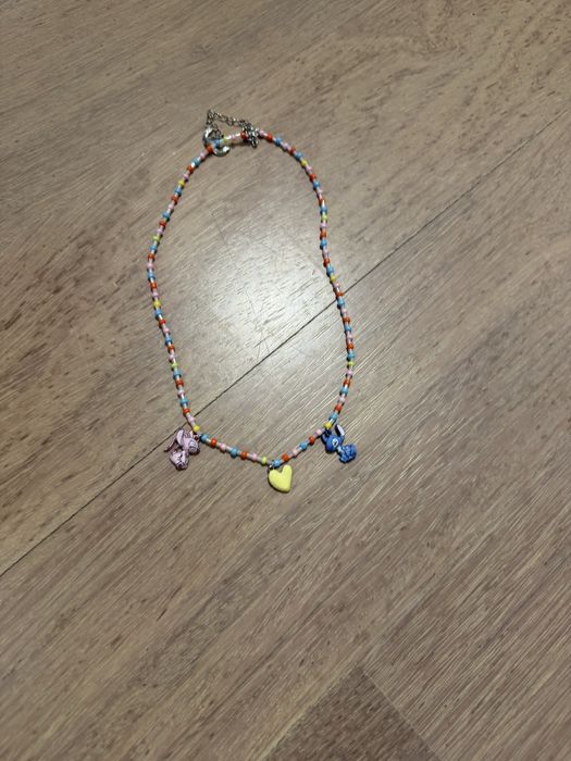 Kolorowy naszyjnik Stitch i Angel - koraliki, Disney