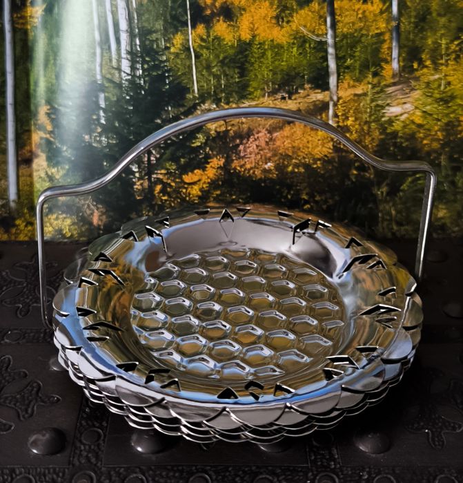 Spodki pod szklanki 6 sztuk piękne stare PRL