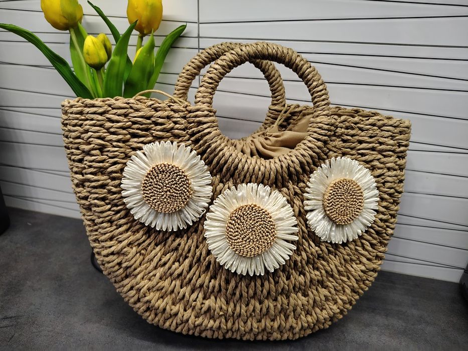 Torebka na lato koszyk