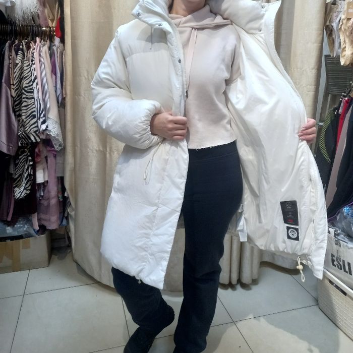 Жіноча нова Куртка Пуховик Levis Bubble Puffer Down Coat білого кольор