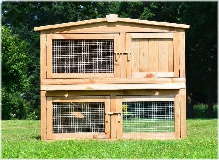 NOWA*wysyłka klatka dla królików chomików swinek morskich zólwia drewn