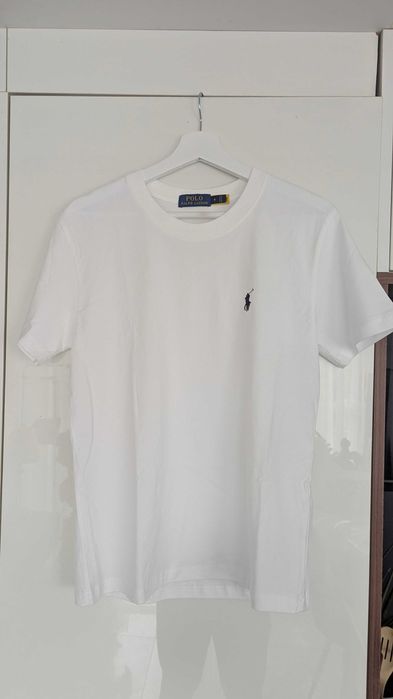 T-shirt męski Polo Ralph Lauren biały rozmiar M